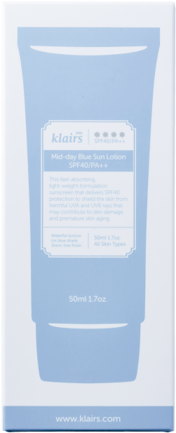 Solkrem Med Solfaktor 40 Fra Klairs - Box (800x800), Png Download