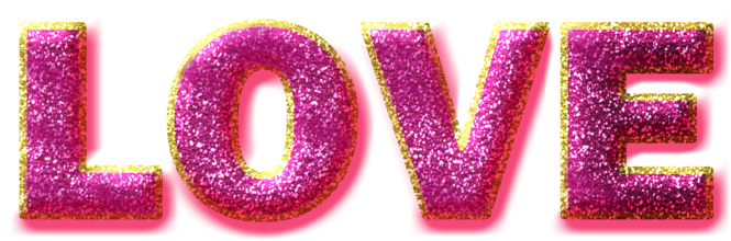 Glowing Love Text - Love U Nitin (1024x717), Png Download