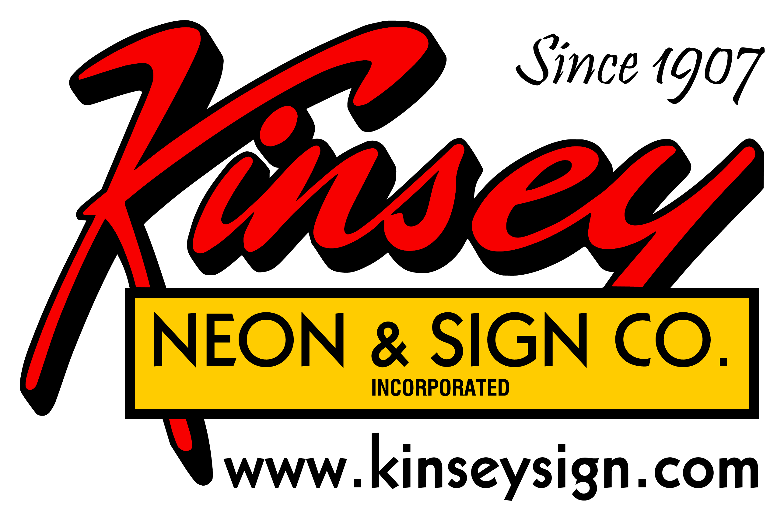Kinsey Neon & Sign - Kinsey Crane & Sign Co (2850x2250), Png Download
