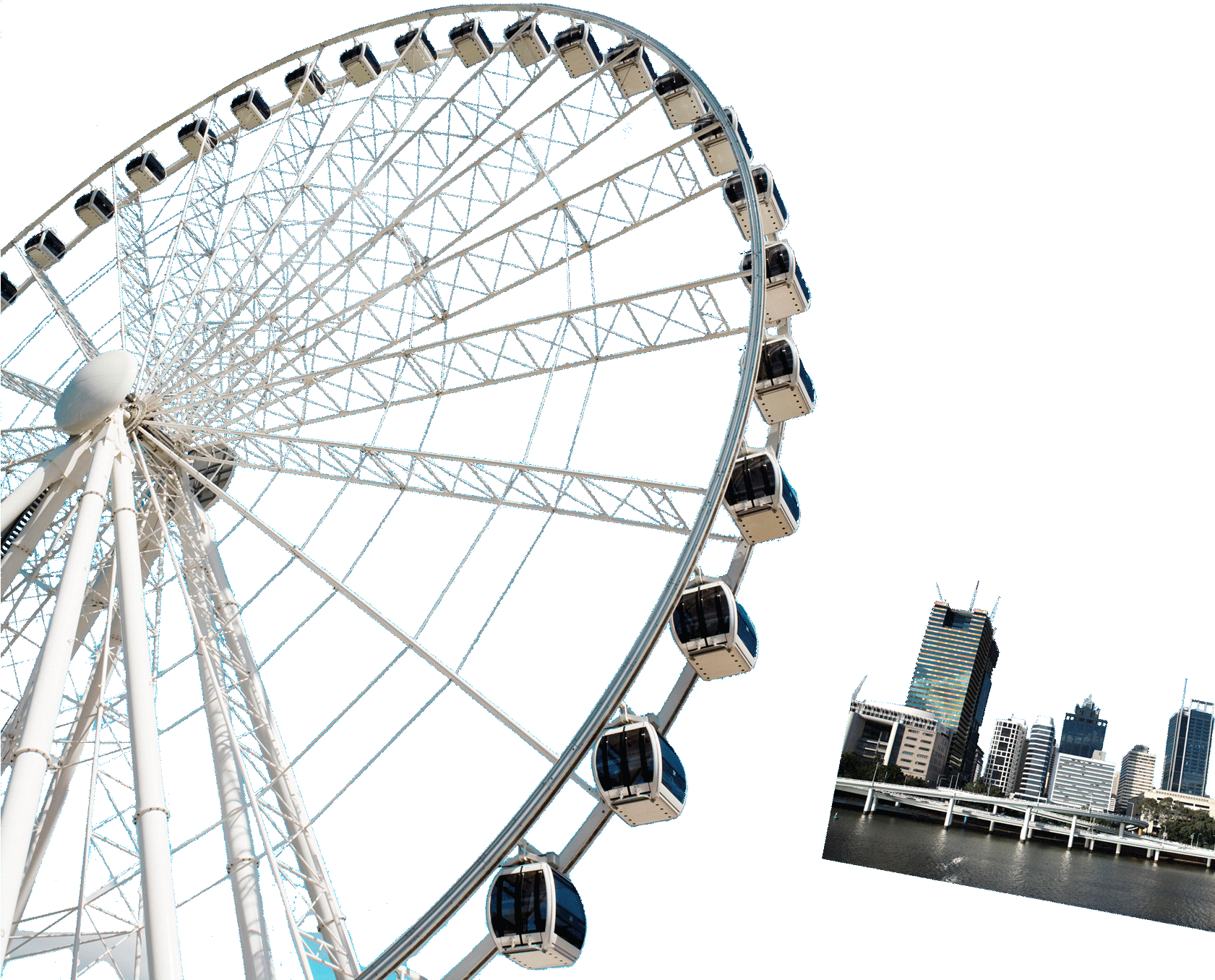 Layout Brisbane All - Ferris Wheel (1680x1448), Png Download
