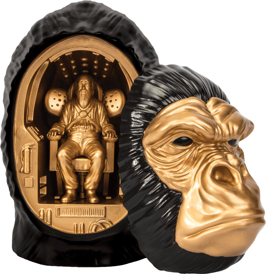 Gorilla Head Can Be Pried Open To Reveal A Figure Resembling - World Wide Web (1000x1000), Png Download