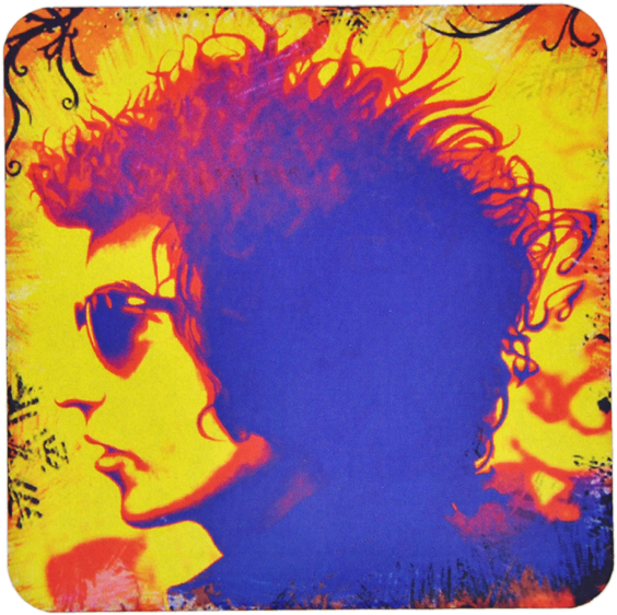 Fridge Magnet Bob Dylan, Square - Painting (600x600), Png Download