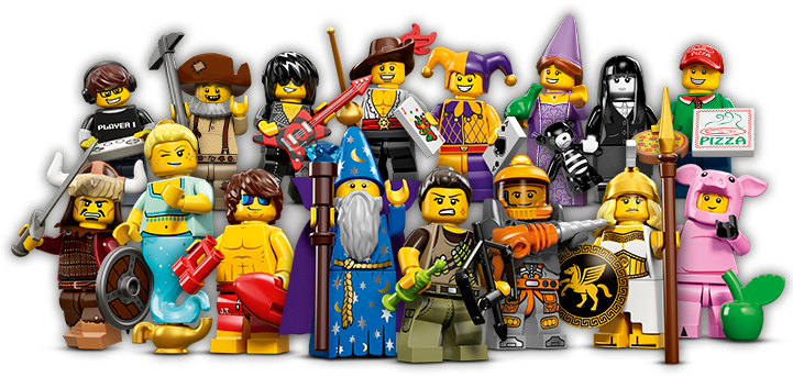 Lego Cmf Series - Minifigures Lego Serie 12 (720x448), Png Download