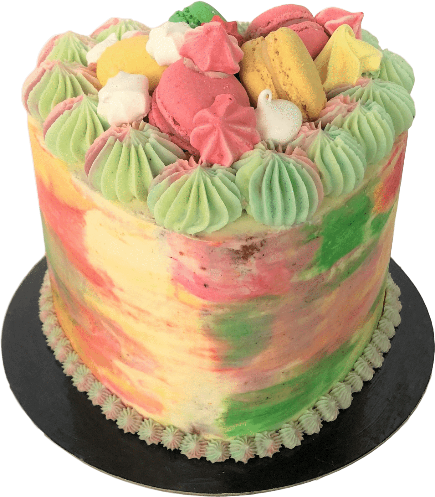 Pastel Paris Heart Cake - Birthday Cake (2000x2010), Png Download