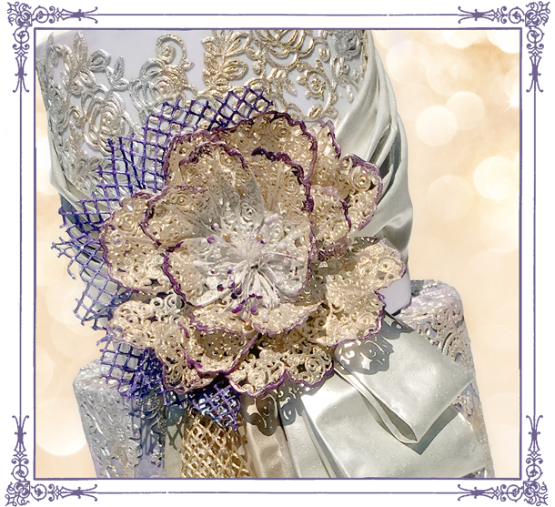 The Gold & Purple Experience ** Many Crystal Candy - Cake (610x568), Png Download
