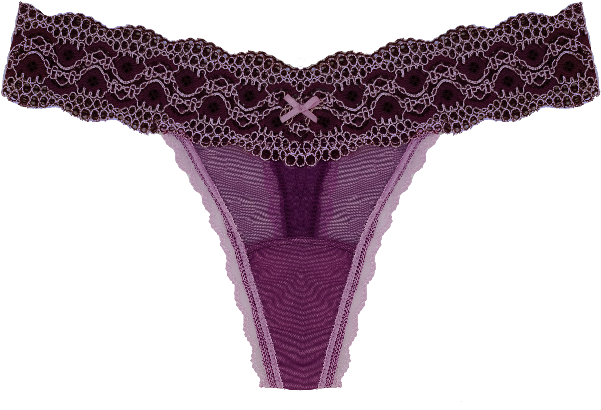 Lace Thong In Ruby - Thong (2048x2048), Png Download