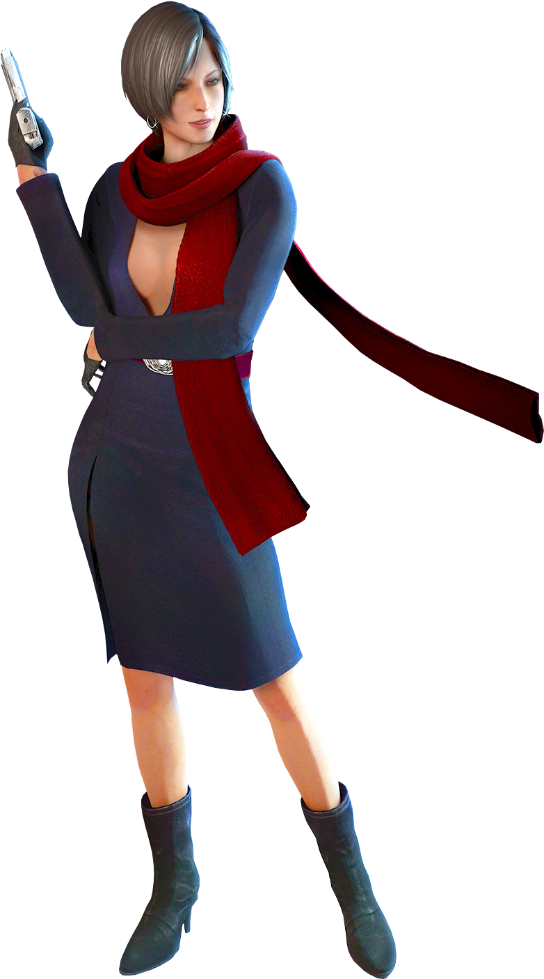 Pin By R X On Resident Evil - Pxz Ada Wong Png (859x1468), Png Download