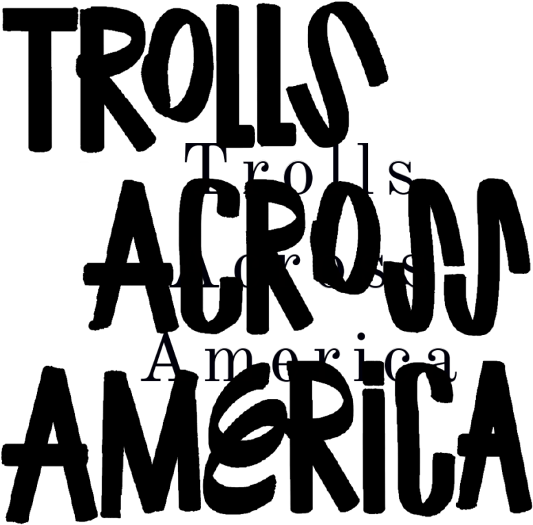 Anx Trolls Type - Calligraphy (932x896), Png Download