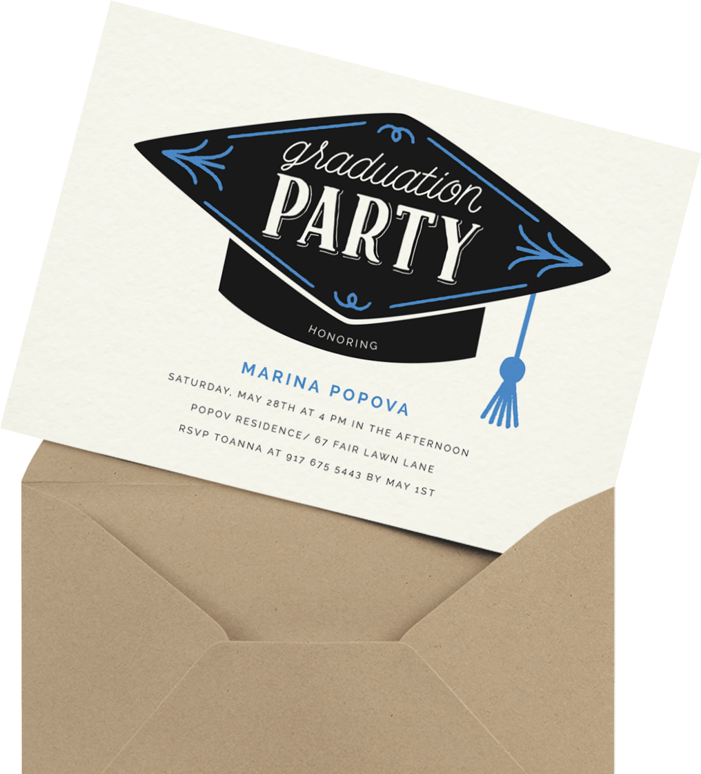 Graduation Party Invitations, Mailed For You - Party (1200x1200), Png Download