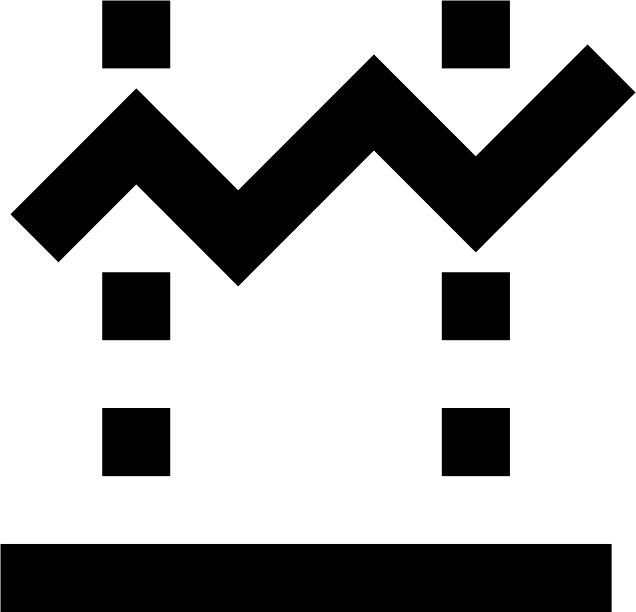 There Is A Line That Is Going Up (1600x1600), Png Download