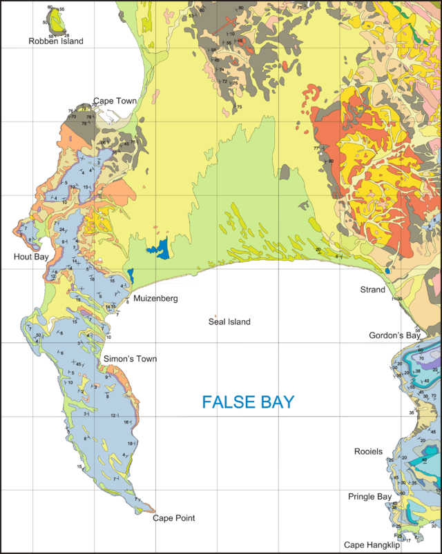 From Wikipedia, The Free Encyclopedia - Geological Map Of Cape Town (640x803), Png Download