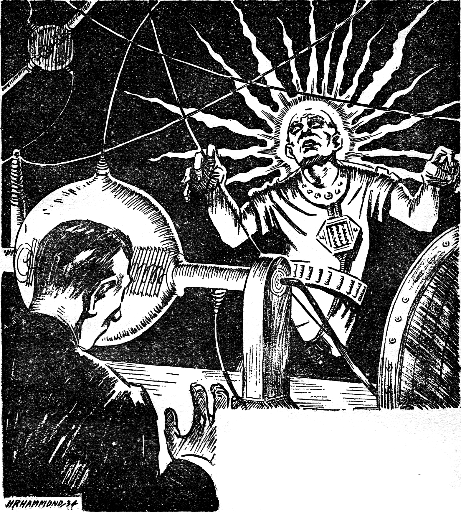 Weirdtalesv24n3pg335 Vine Terror - Wikisource (1565x1737), Png Download