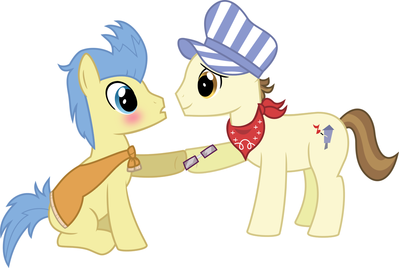 Toughbluff, Background Pony, Gay, Glasses, Goldengrape, - Mlp Steamer (1280x860), Png Download