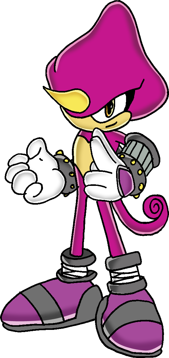 Espio The Chameleon Project 20 - Sonic Tails19950 20th Project (543x1146), Png Download