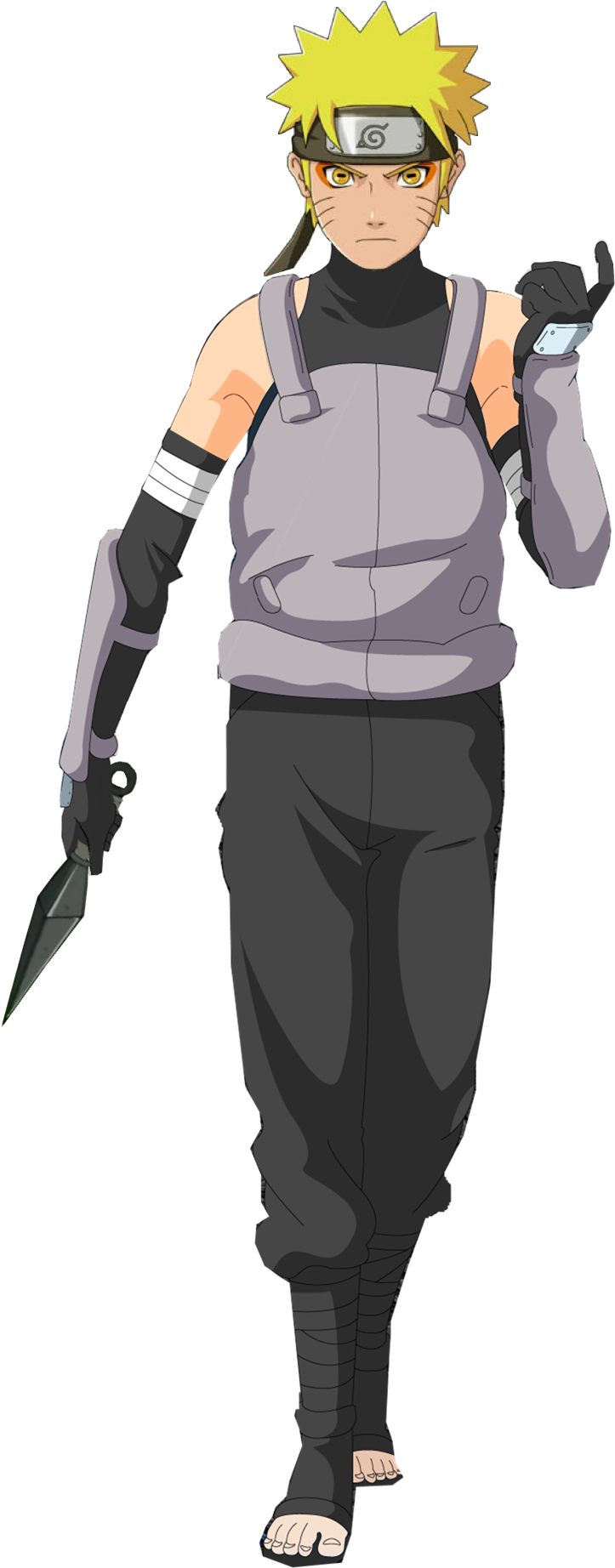Naruto Anbu Black Ops Mask Photo - Naruto As An Anbu (850x1900), Png Download