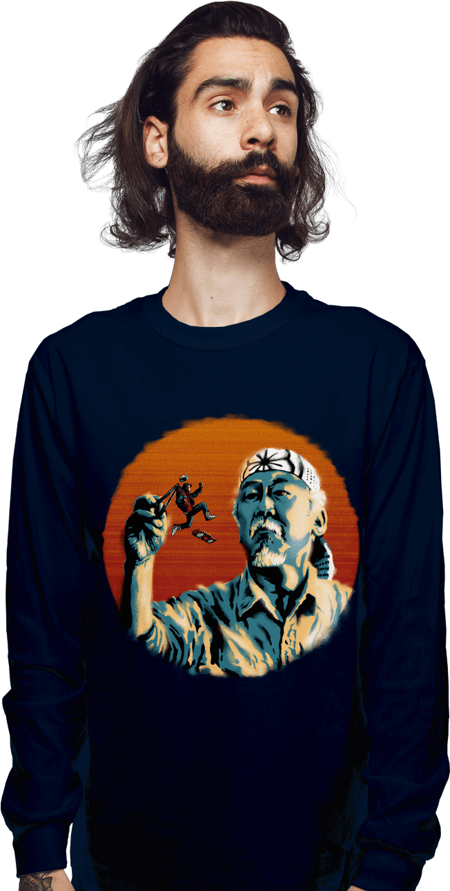 Miyagi & Marty Mcfly - Illustration (930x1300), Png Download