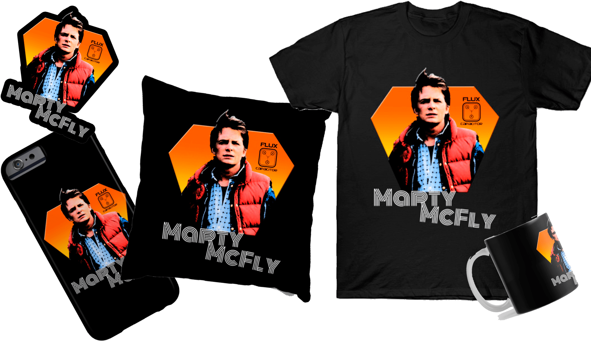 Marty Mcfly Tshirt, Mug, Phone Cases - Mobile Phone (1984x1172), Png Download