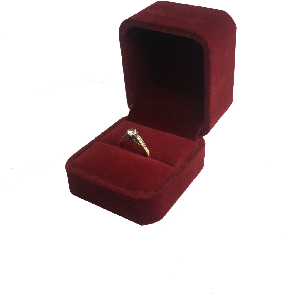 Red Faux Leather Watch Box With Stiching - Box (1200x1600), Png Download