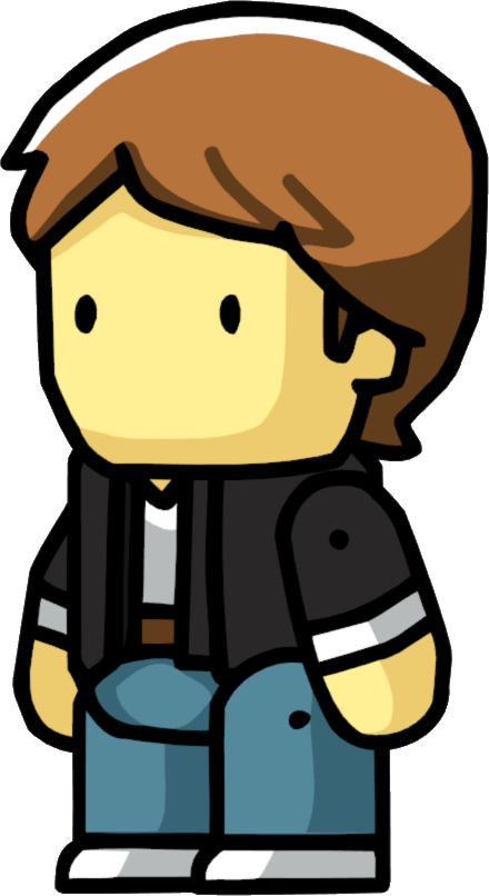 Time Travler - Business Man Scribblenauts (440x806), Png Download