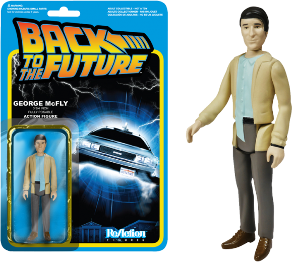 George Mcfly Reaction Figure - Back To The Future (578x578), Png Download