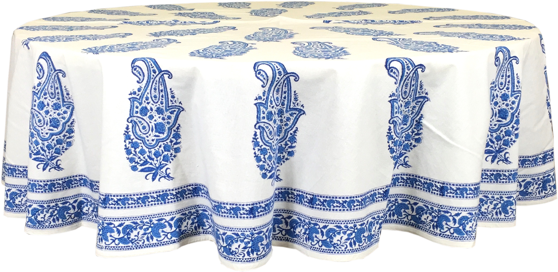 Create A Unique Table Setting With Our Hand Block-printed - Tablecloth (2000x2000), Png Download