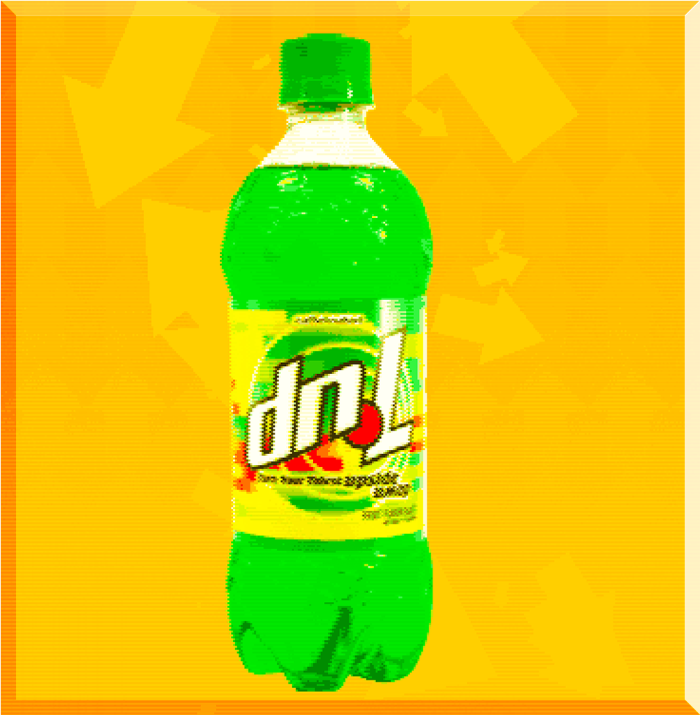 A Dnl Soda Bottle - Dnl Ssx (1104x1198), Png Download