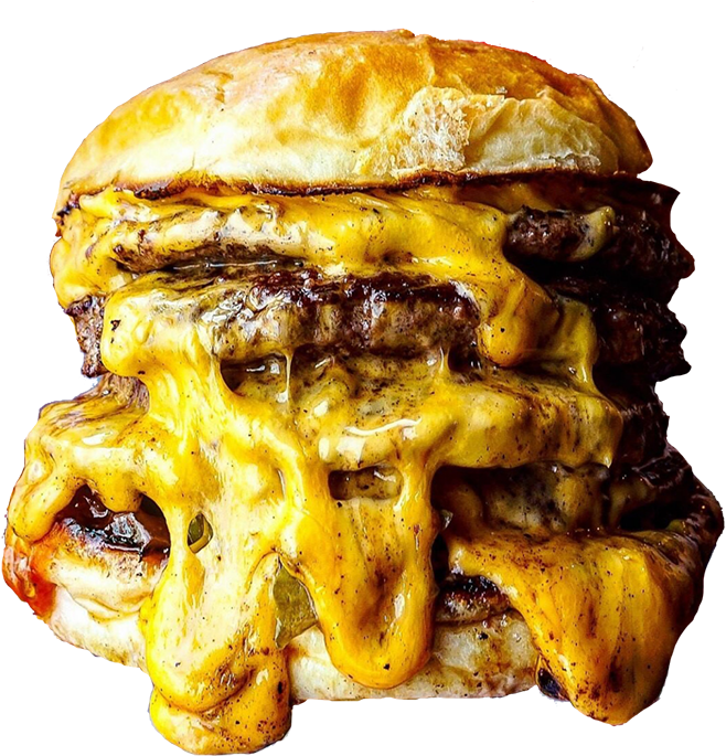 Overlapping-image - Oowee Double Cheese Double (700x700), Png Download