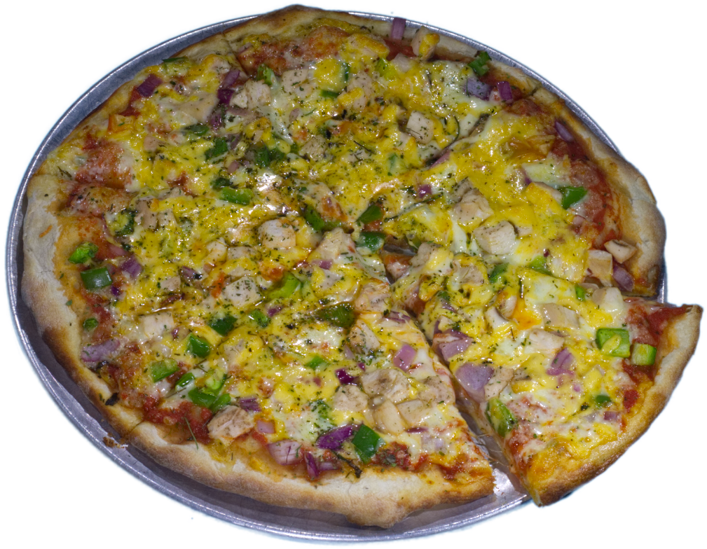 Fajitas De Pollo Pizza / Chicken Fajita Pizza - California-style Pizza (1024x800), Png Download