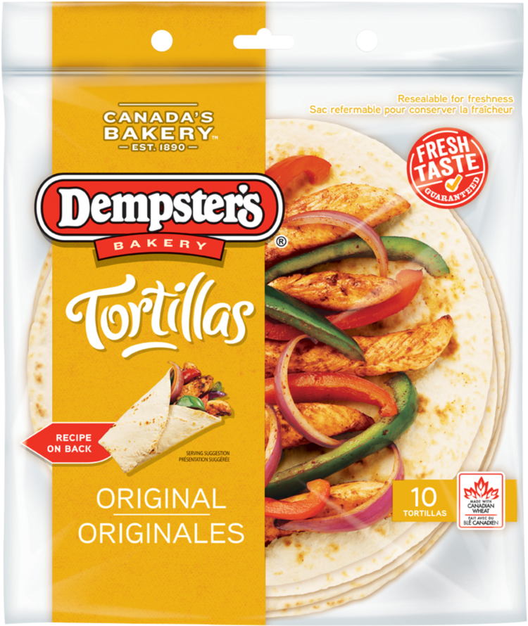 Dempster's® Original - Dempster's Tortillas (800x959), Png Download