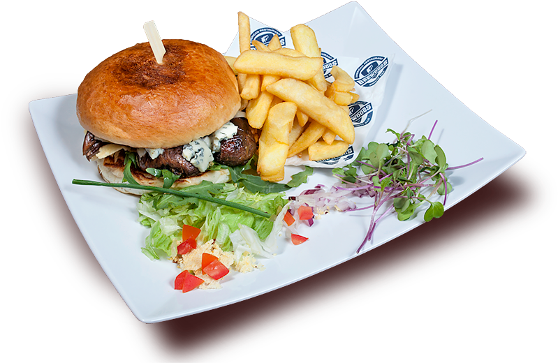 Who Said Burger Is Only For Meat Lovers In Brewbites - Bun (900x543), Png Download