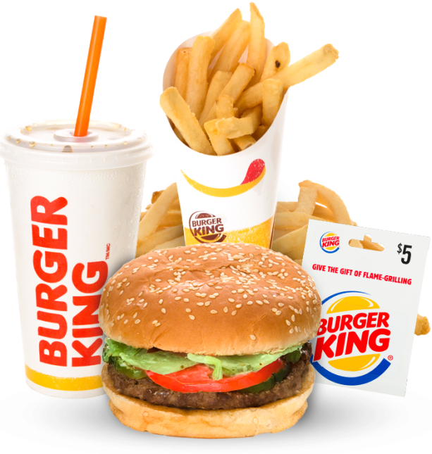 Free Samples - Burger King (613x645), Png Download