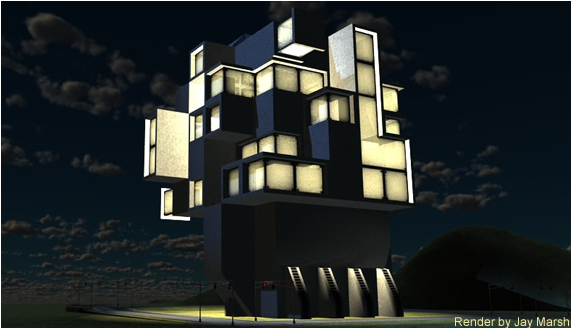 Motary Building - Brutalist Architecture (800x500), Png Download