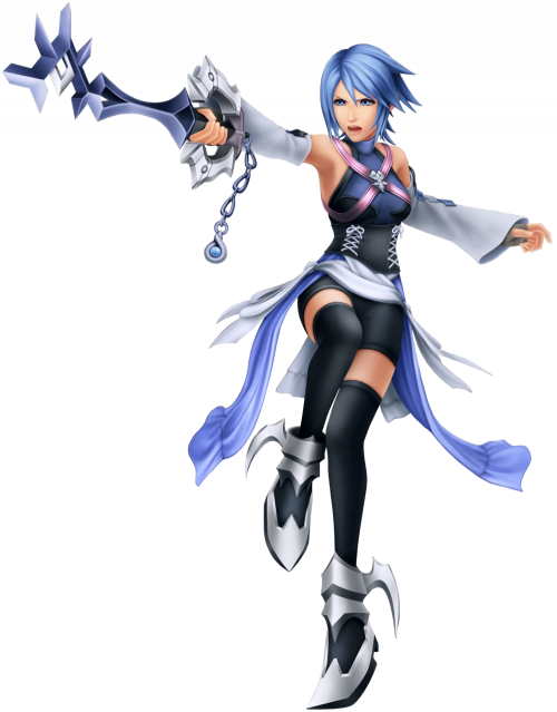 Kingdomheartsseries-aqua - Aqua Kingdom Hearts Hot (500x639), Png Download