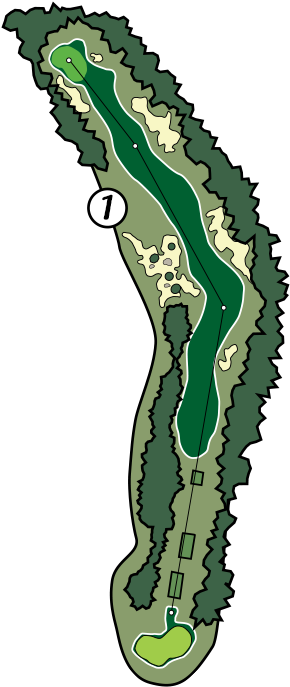 1st Hole 410 550 Yard Par - Shadow Mountain Golf Club (517x700), Png Download