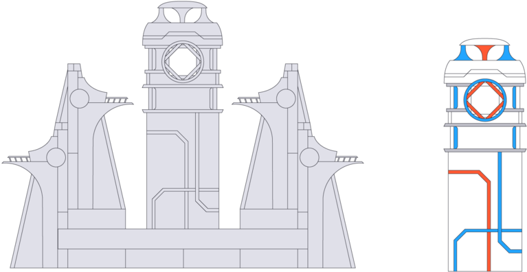 Towers2 Misc-buildings (1000x563), Png Download