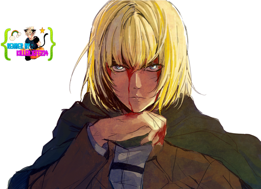 <3 Eruri, Armin, Yandere, Shingeki No Kyojin, Attack - Armin Arlert Png (1024x724), Png Download