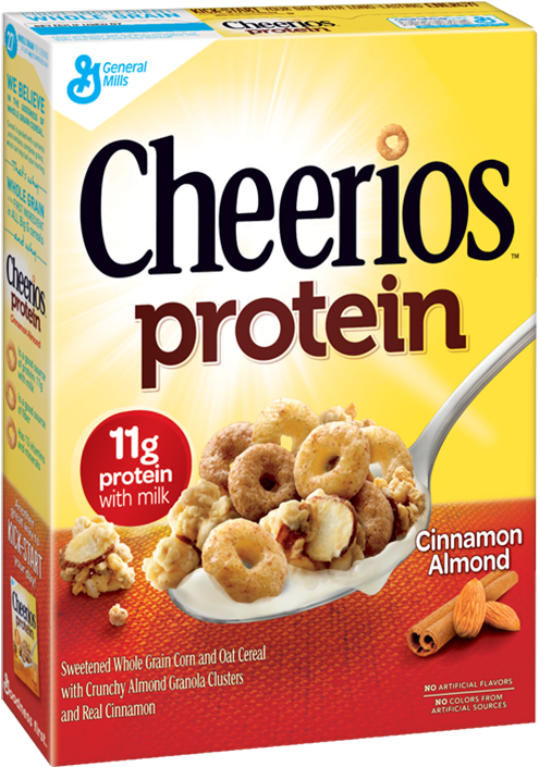 Cheerios Protein (592x704), Png Download