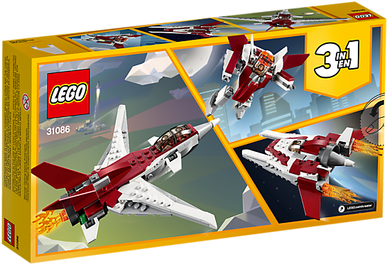 Futuristic Flyer - Lego 31086 (800x600), Png Download