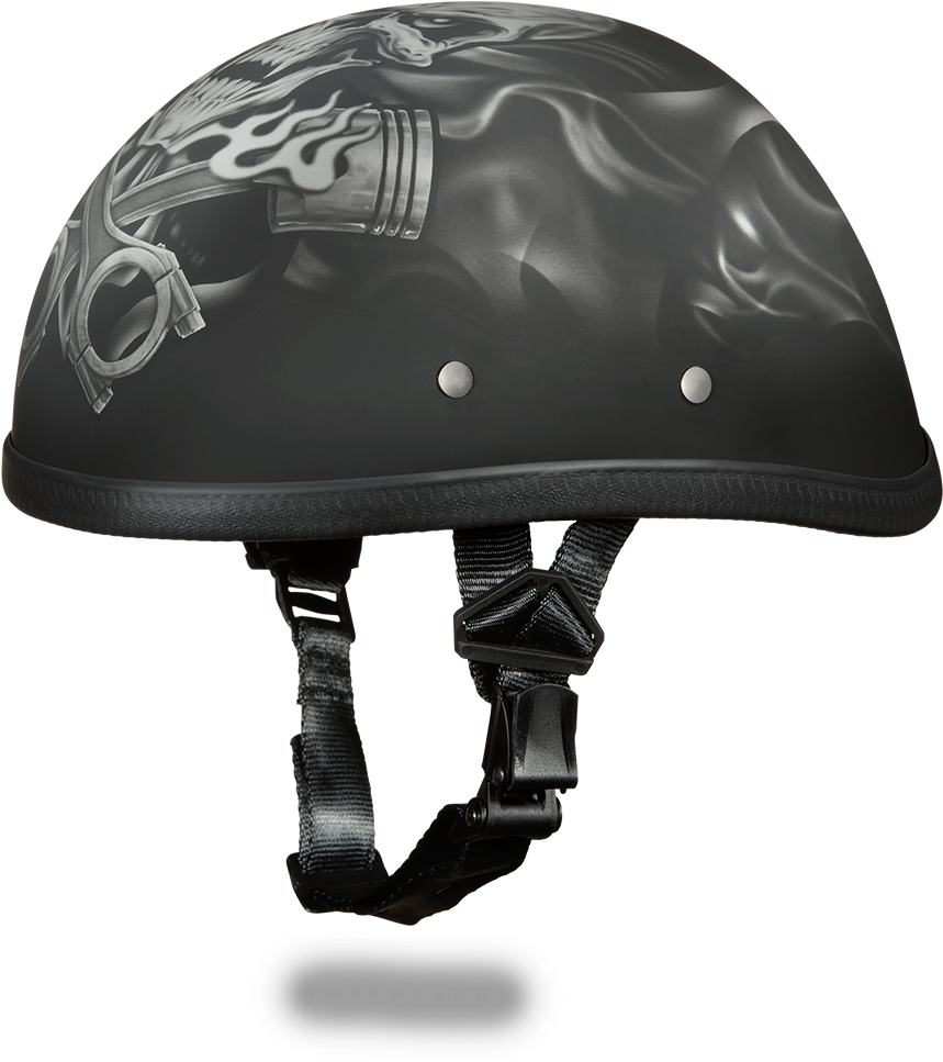 6002ps Eagle- W/ Pistons Skull Helmet - Daytona Helmet Eagle- W/ Pistons Skull Xl (1000x1000), Png Download