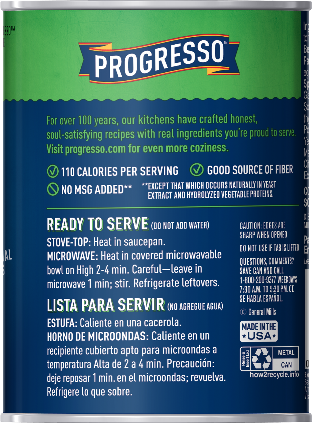 Progresso Hearty Classics Soup, Broccoli Cheese - 14 (1800x1800), Png Download