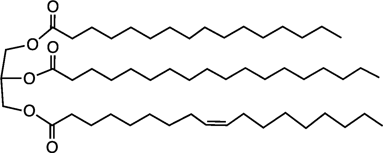 File - Cocoabuttriglyc - Shea Butter Chemical Structure (1241x507), Png Download