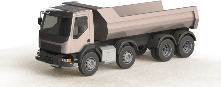 Load In 3d Viewer Uploaded By Anonymous - Trailer Truck (853x640), Png Download