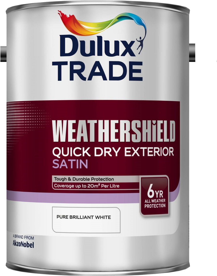 Https - - Ssl - Cf3 - Rackcdn - Com/ - Dulux Trade Weathershield Smooth Masonry Paint (1256x1256), Png Download