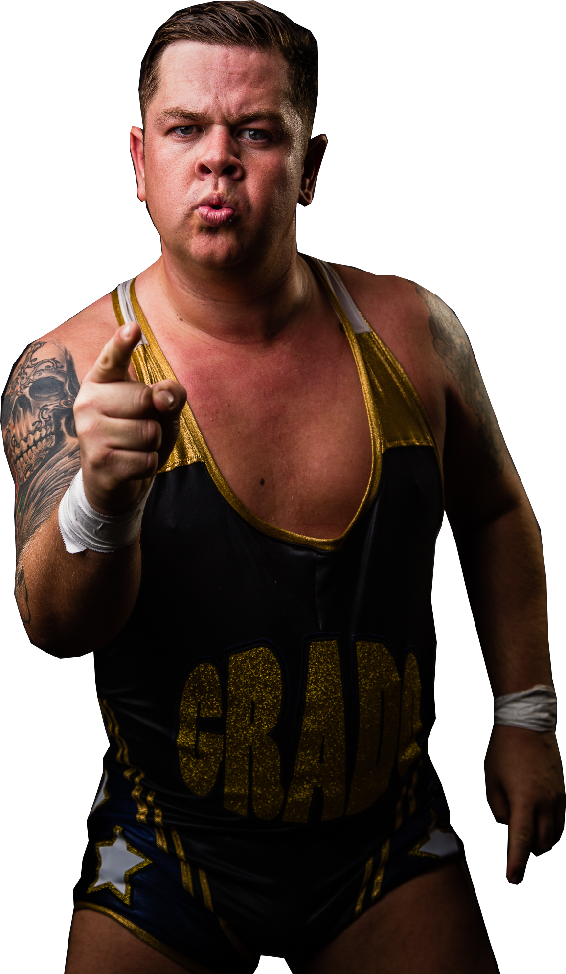 Grado Is Ready For Action At The Hydro - Wrestler (1372x2058), Png Download