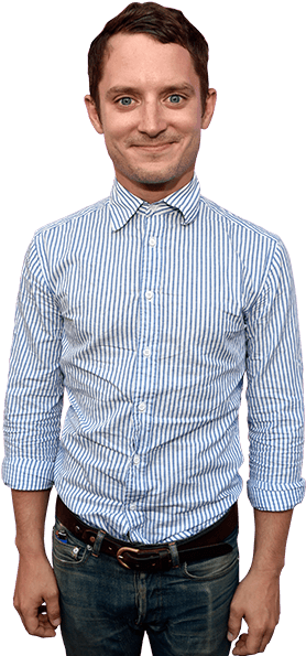 Elijah Wood On Putting Wilfred Down, Eclipsing Frodo, - Leather Jacket (900x599), Png Download