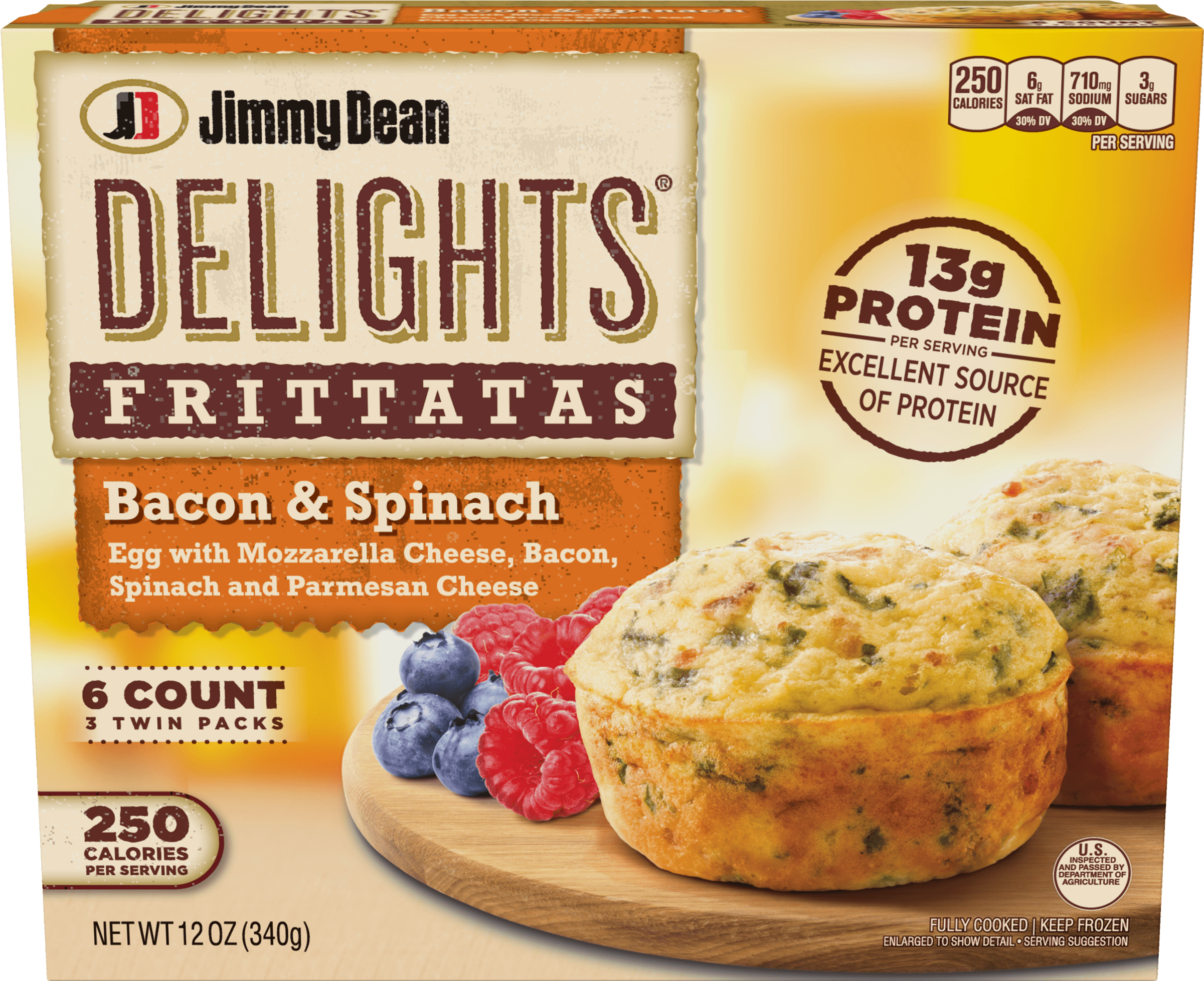 Jimmy Dean Frittata Carbs (2400x2400), Png Download