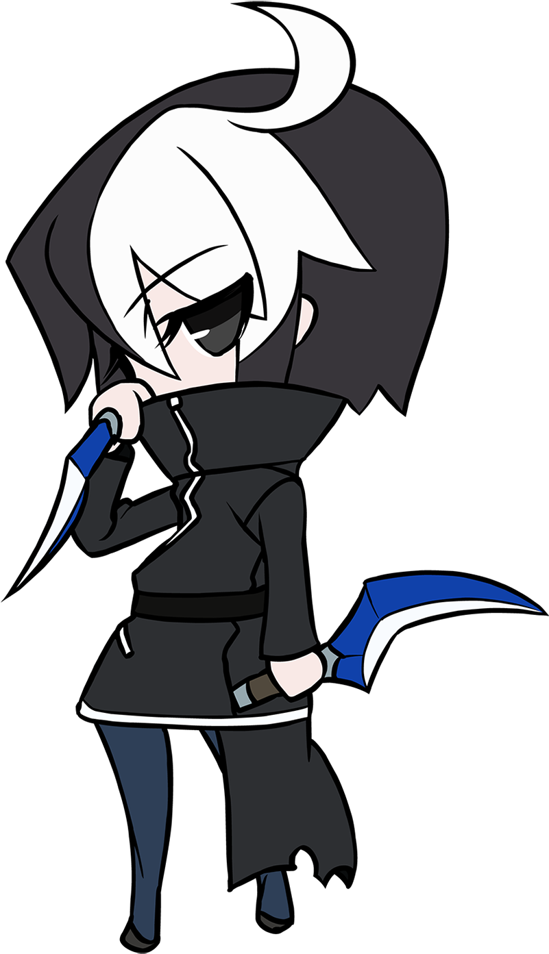 Seth Uniel Chibi Artwork - Seth Under Night (800x1440), Png Download