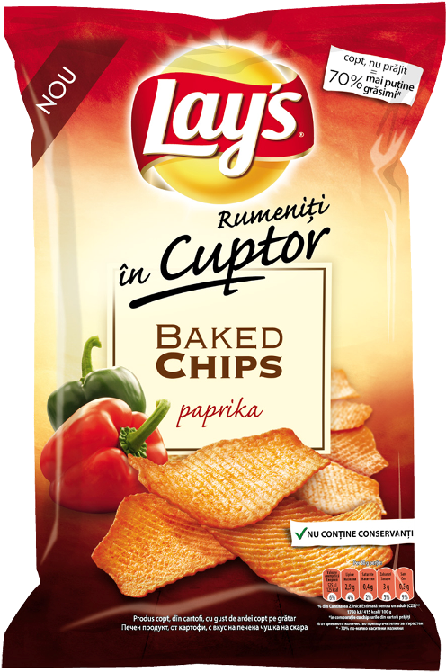 Lays Baked Paprika - Lays Печен Чипс (562x800), Png Download