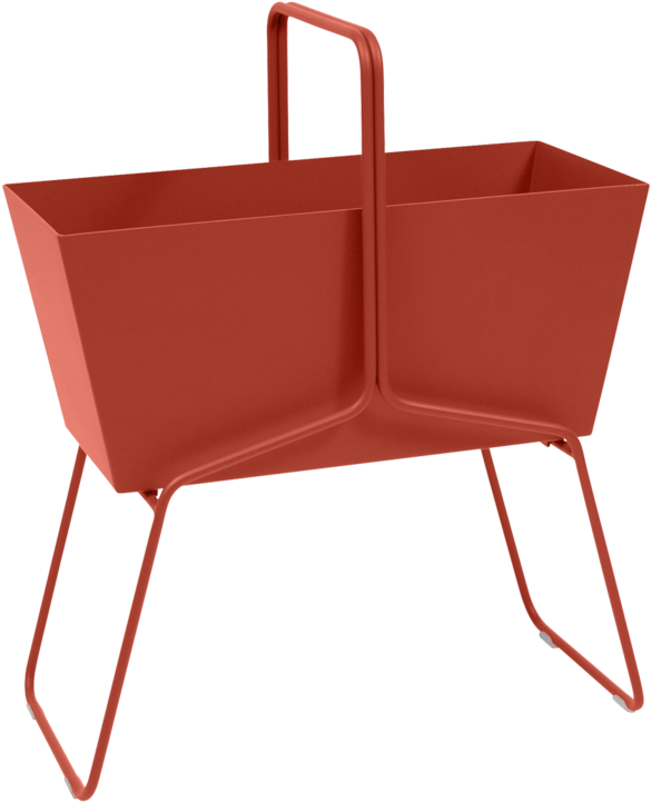 High Planter Paprika - Jardinière Basket Format Haut Fermob (760x760), Png Download