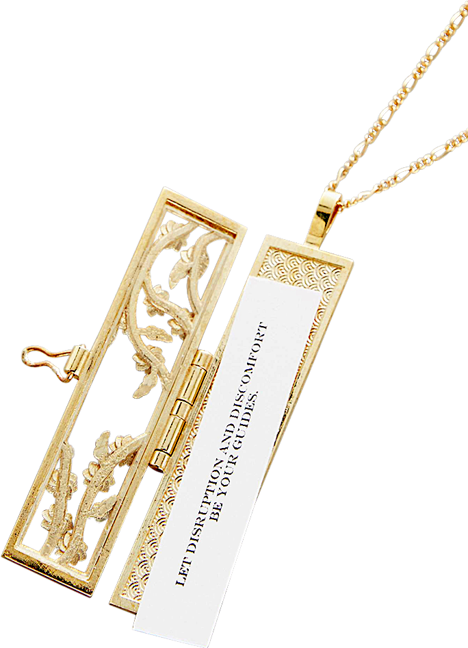 Gold-dipped Brass Chain - Locket (1024x1024), Png Download